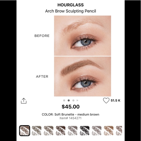 1 HOURGLASS  "Arch Brow Sculpting Pencil" - Picture 2 of 3